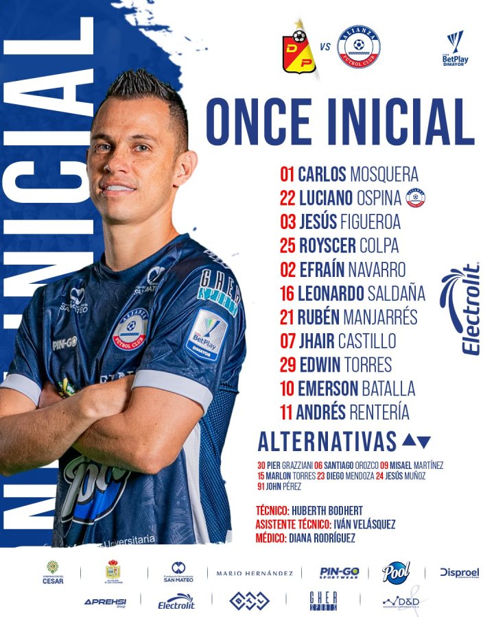 Nómina de conjunto visitante