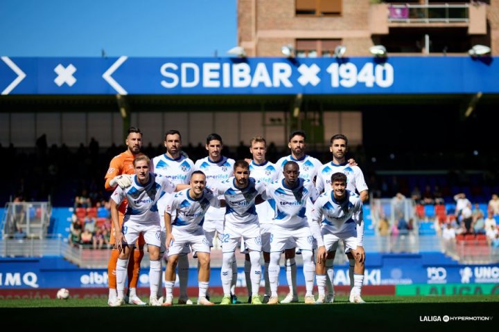 Y la foto inicial del Tenerife