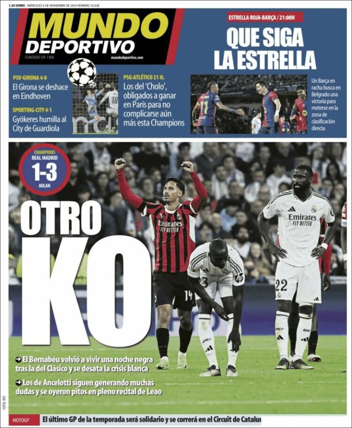 Portada de Mundo Deportivo