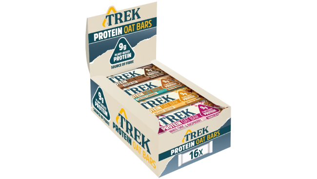 Barritas proteicas de avena de Trek