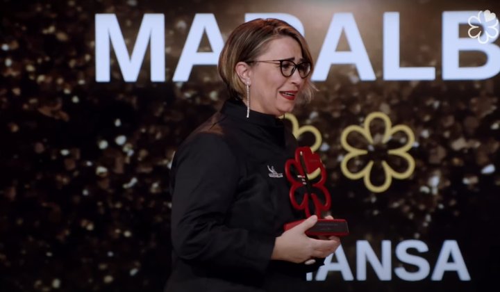 Premio Especial Servicio de Sala para Cristina Díaz, del restaurante Maralba, en Almansa 