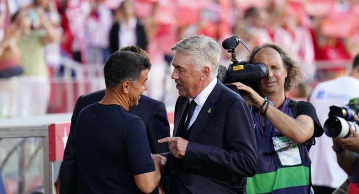 Mchel y Ancelotti