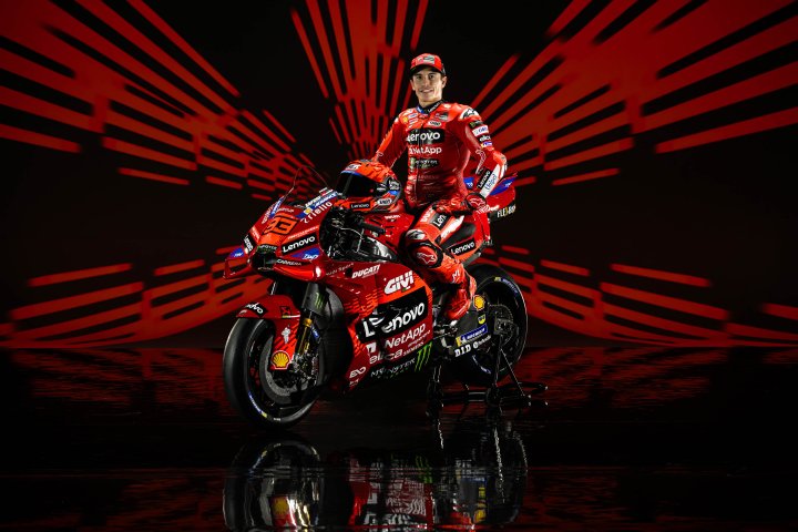 Marc Mrquez con la Ducati 2025