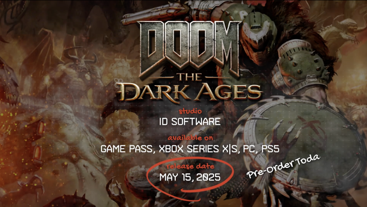 Doom The Dark Ages fecha de lanzamiento