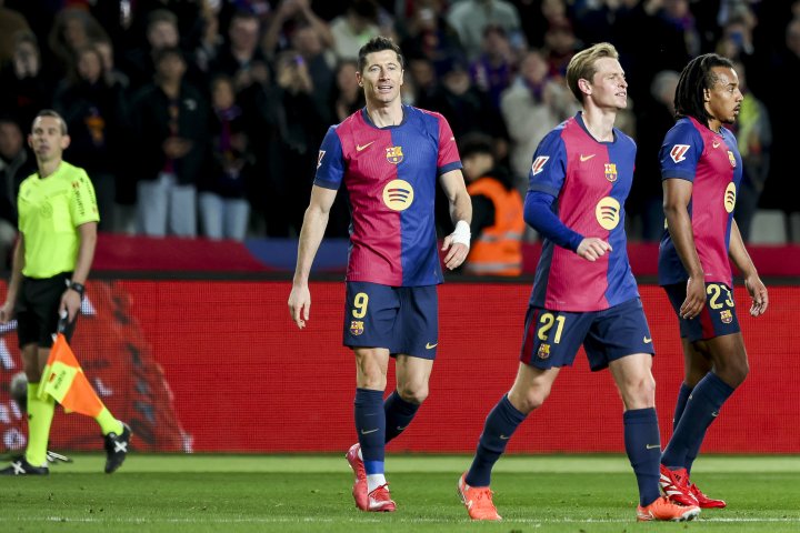 Momento del partido frente al Valencia.