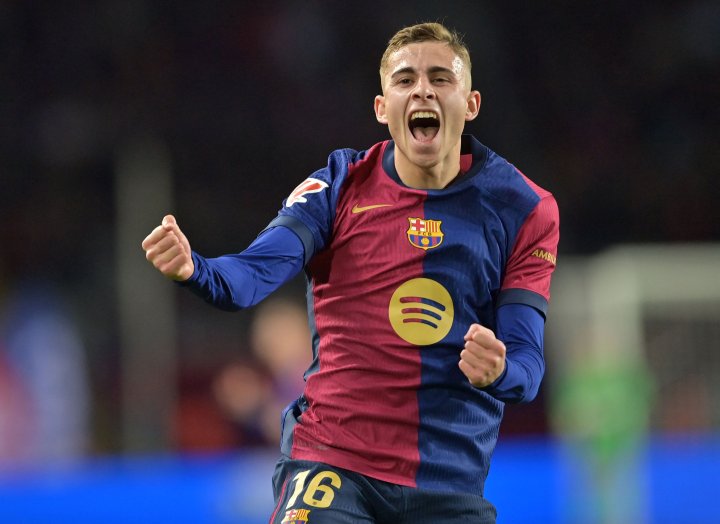 Fermn durante el partido frente al Valencia.