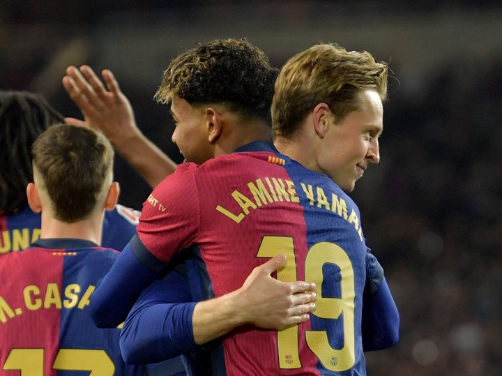 De Jong durante el partido contra el Valencia.