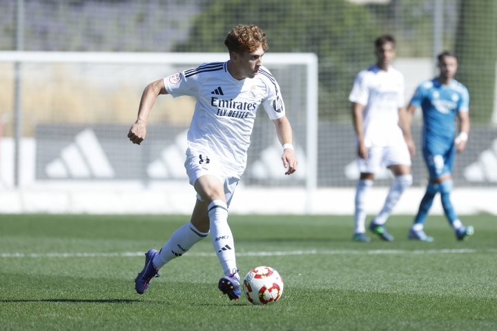 Vctor Mu?oz, futbolista del Real Madrid Castilla.