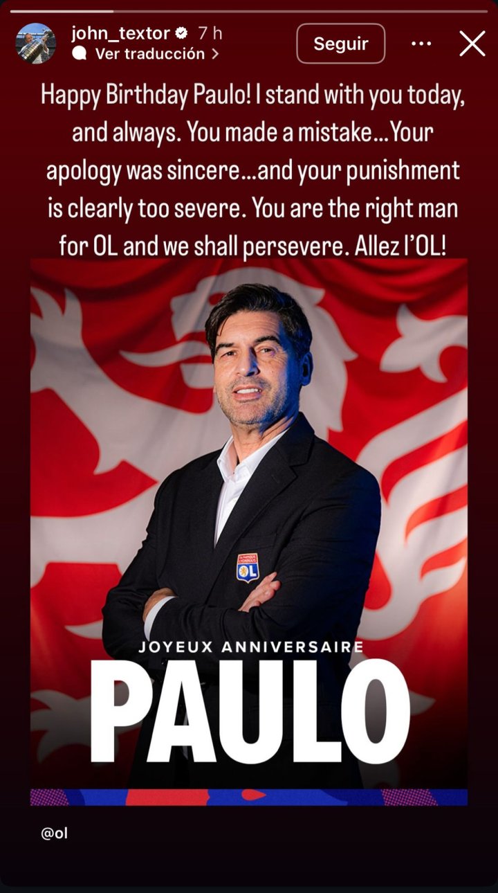 Textor no echará a Fonseca tras ser sancionado nueve meses