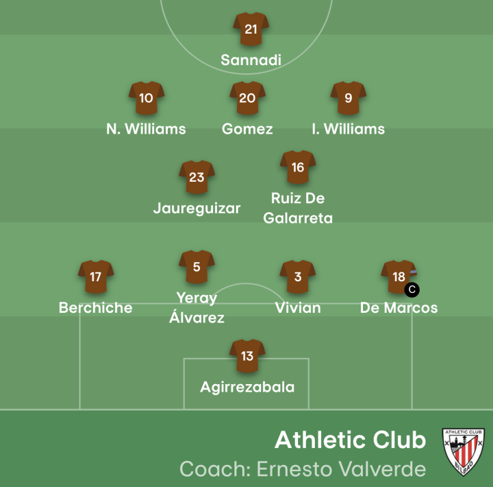 ?Tambi¨¦n hay once del Athletic!