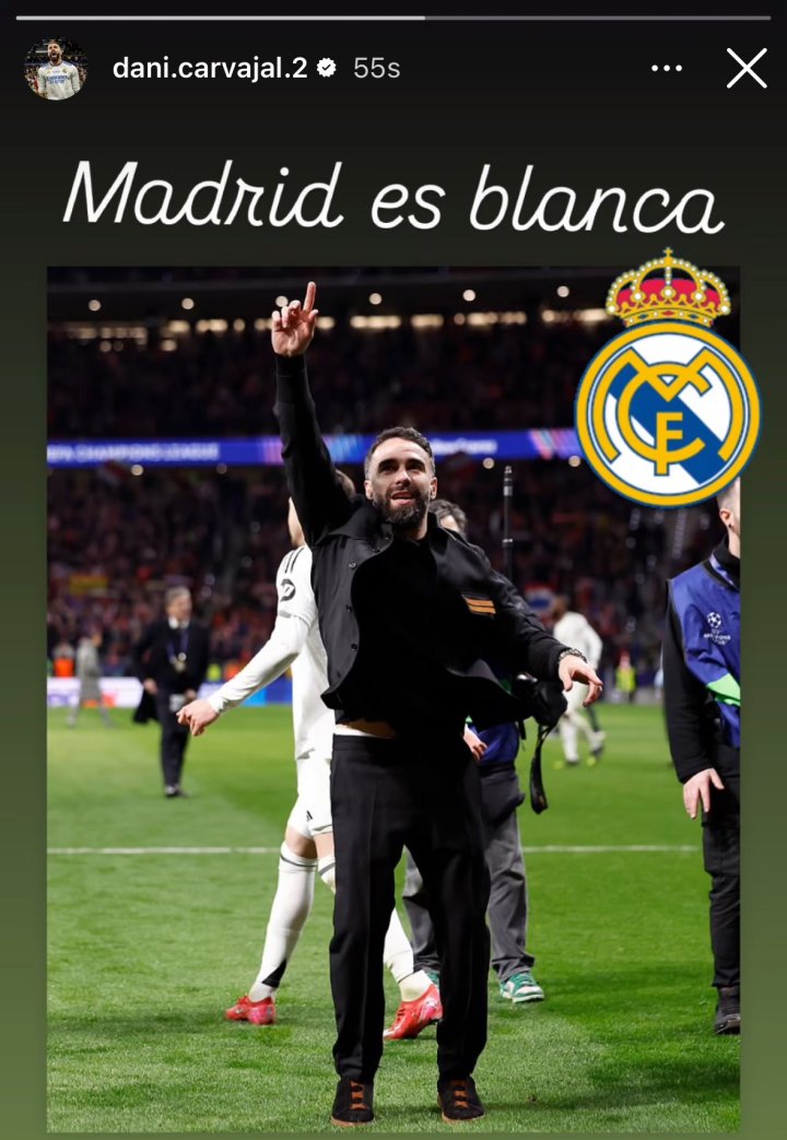 Carvajal: "Madrid es blanca"