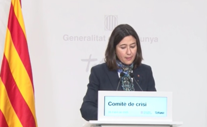 La consellera Parlon compareix al Palau de la Generalitat