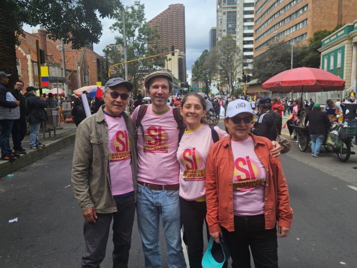 Marchas en bogotá