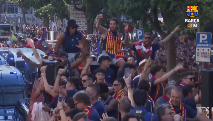 Jugadores del Barça