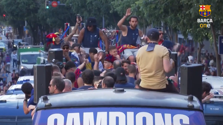 Jugadores del Barça