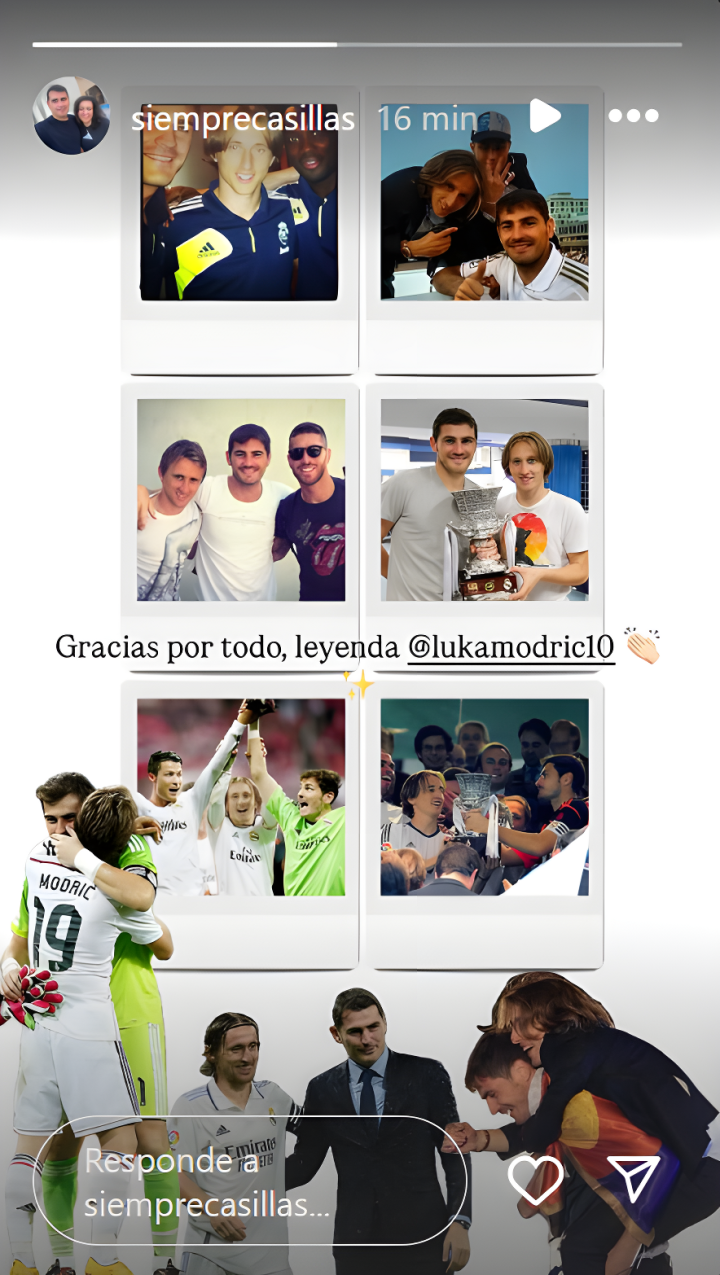 Fotos de Casillas y Modric