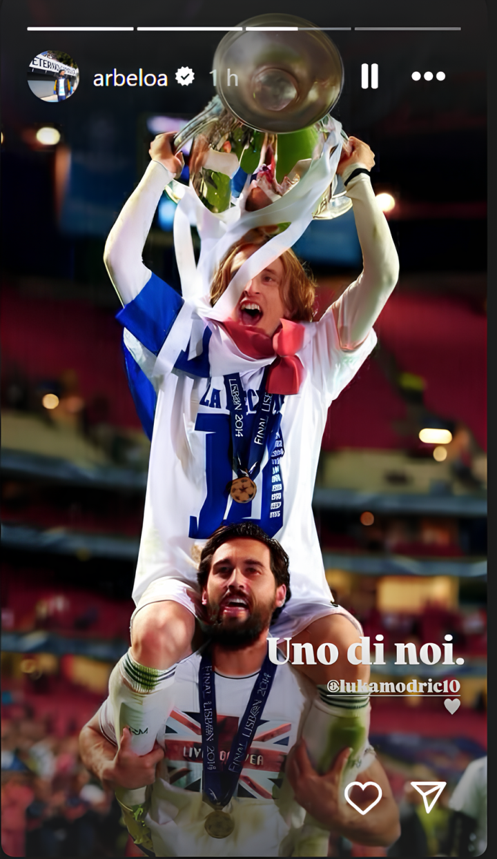 Arbeloa y Modric