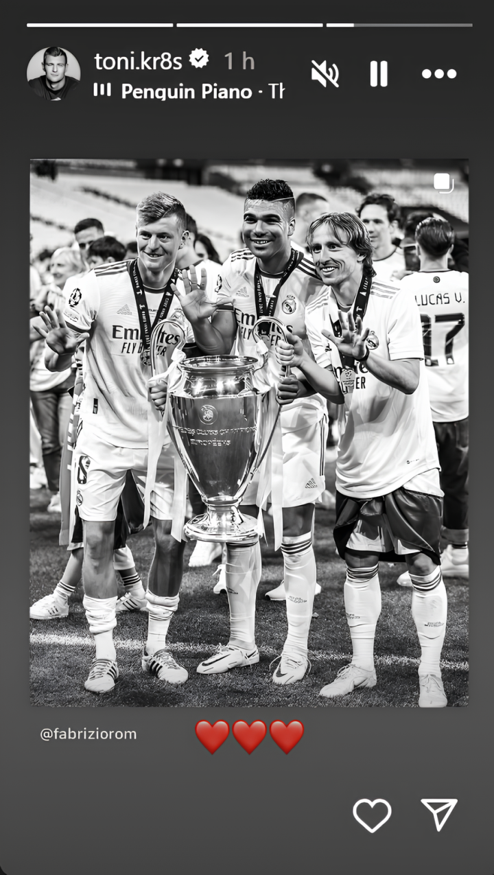 Kroos, Casemoro a Modric