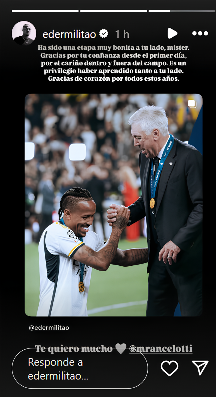 Militao y Ancelotti