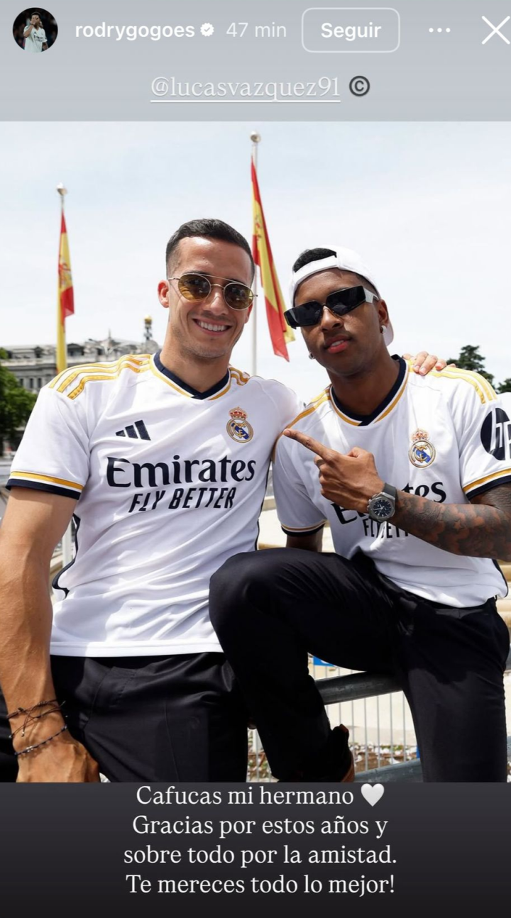 Lucas Vzquez y Rodrygo