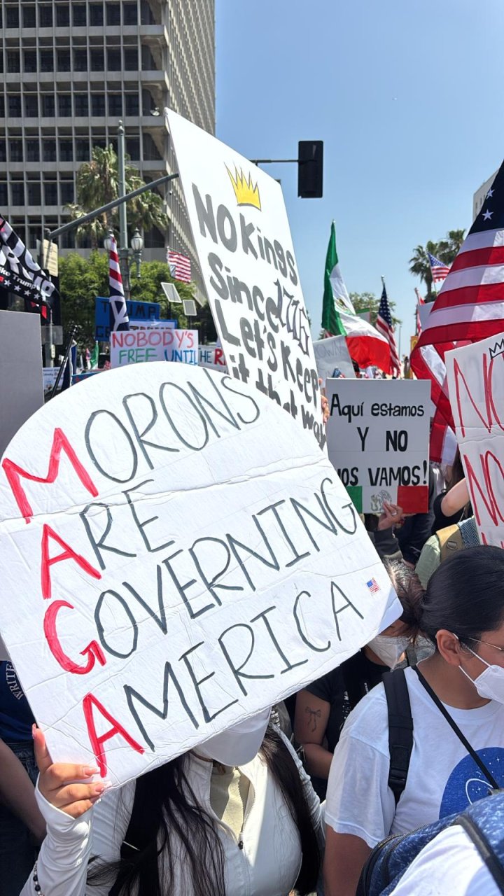 Protestas en los ángeles.