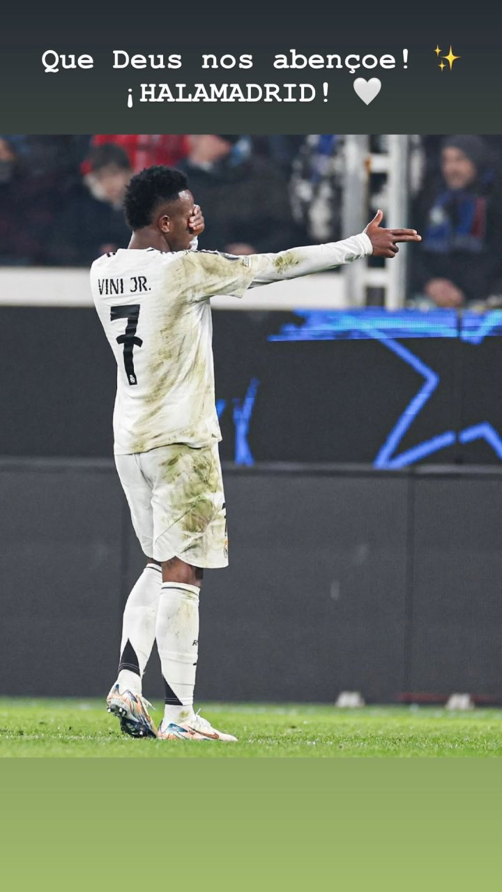 Mensaje de Vinicius antes del partido contra Al Hilal