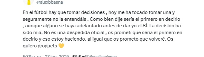 Despedida Baena