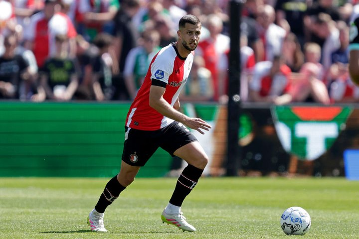 Dávid Hancko, durante un partido con el Feyenoord