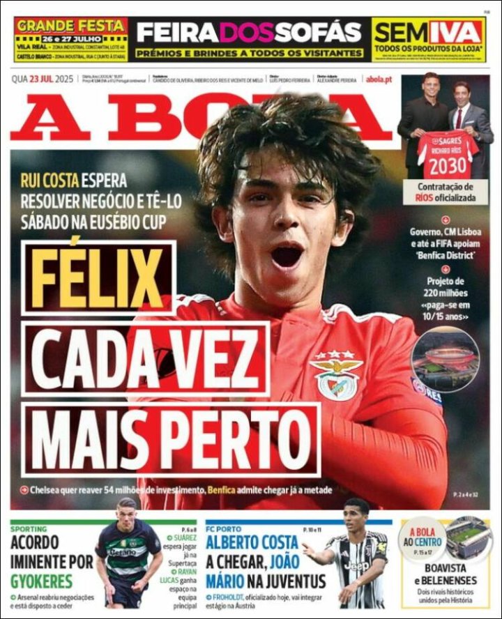 João Félix, recta final