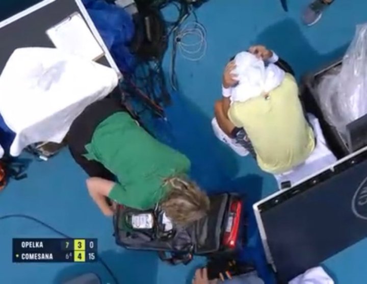 Comesaña, totalmente abatido