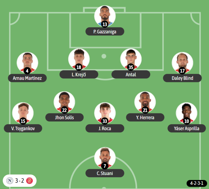 El último once con el que probó Michel