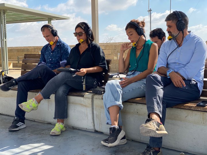 Joan Tubau, Àngels Barceló, Flavia Cappellini y Nicolás Castellano.