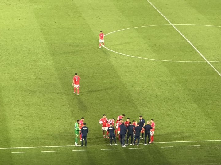 La charla de Nicolás Córdova con sus dirigidos: Chile no lo pasa bien en Brasil