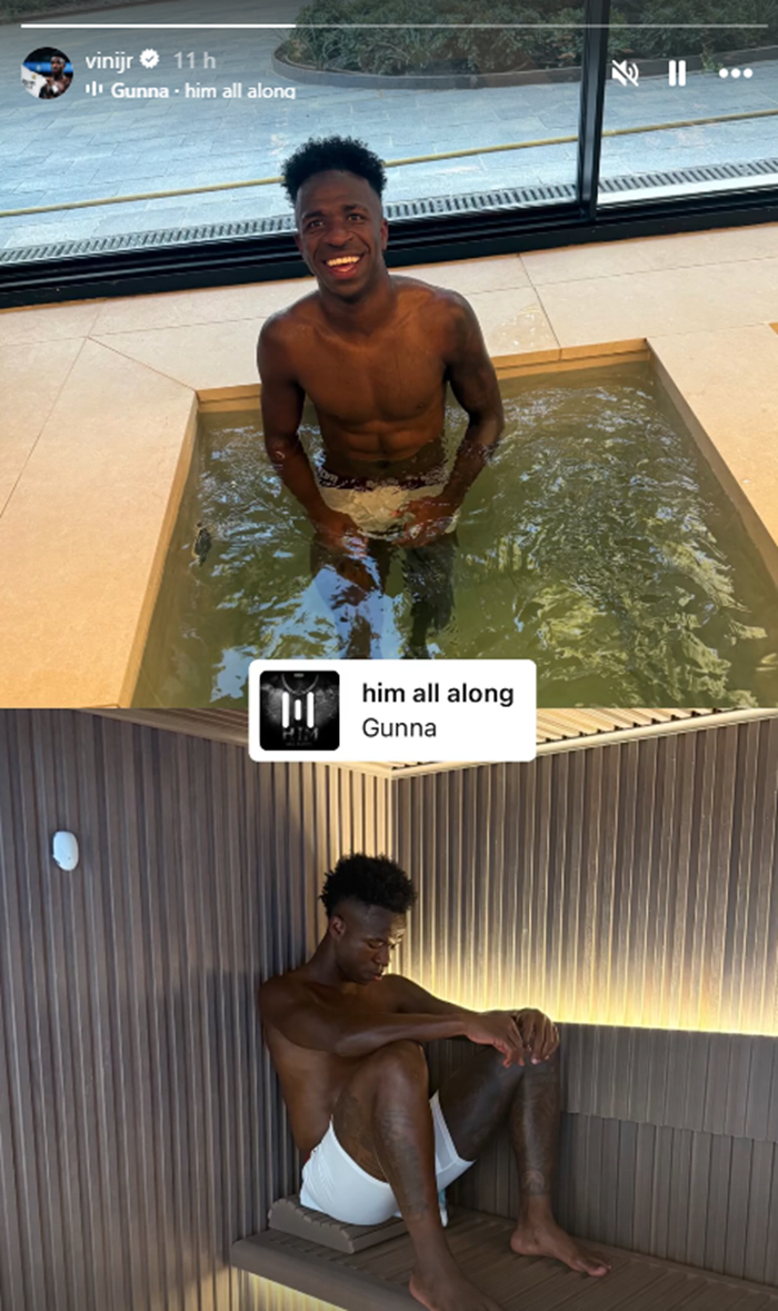 Vinicius, relajado al margen del Balón de Oro