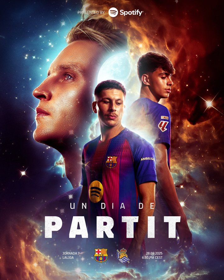 Sant Joan Despí (Barcelona), 27/09/2025.- El delantero del FC Barcelona Lamine Yamal, durante el entrenamiento del primer equipo en las instalaciones de Sant Joan Despí previo al partido de mañana de la séptima jornada de LaLiga EA Sports contra la Real Sociedad. EFE/Quique García