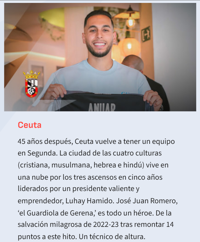 Y otro 'trocito' de la Guía Especial de AS de Segunda: Ceuta