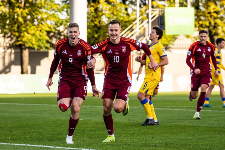 Gutkovskis celebra su gol ante Andorra en el partido clasificatorio del Mundial 2026