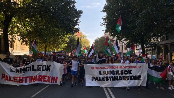 Manifestación en Bilbao