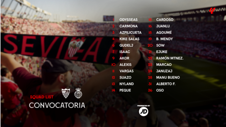 Convocatoria del Sevilla