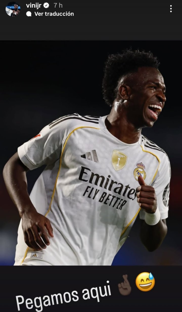 Vinicius en Instagram