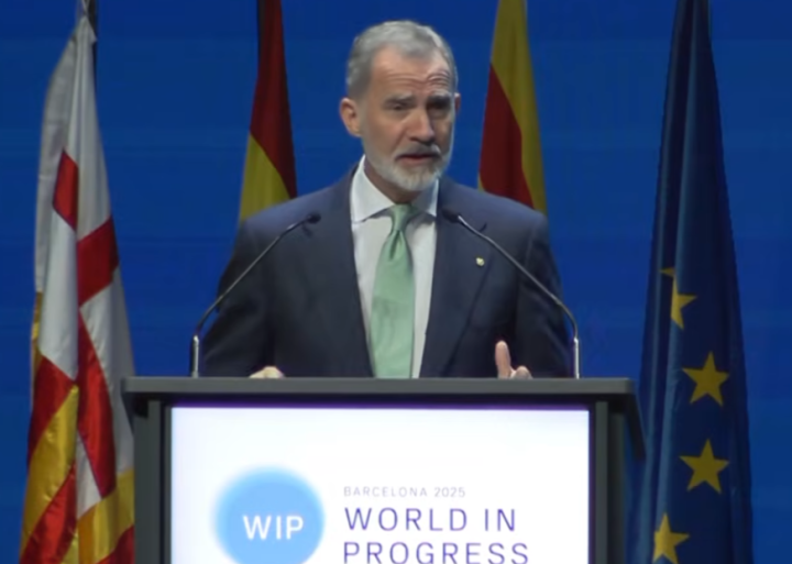 El rey interviene en el World In Progress de Barcelona