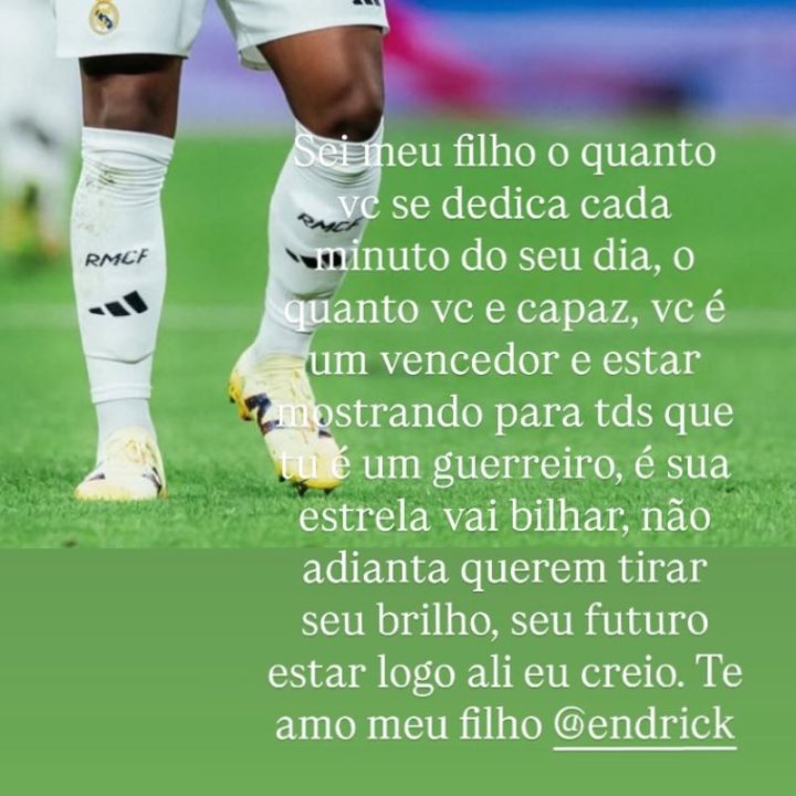 El padre de Endrick sale al paso