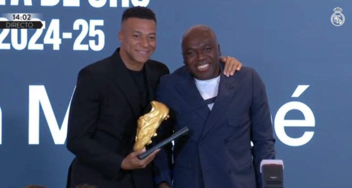 Mbappé y su padre