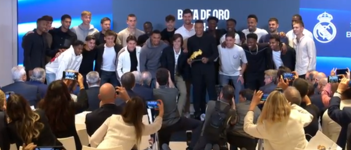 La plantilla del Real Madrid apoya a Mbappé