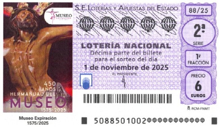 Décimo sorteo sábado 1 noviembre