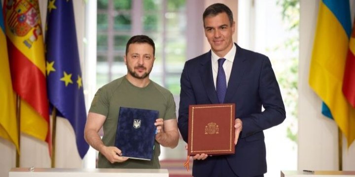 Zelenski y Pedro Sánchez