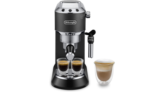 cafetera de bomba de acero De'Longhi