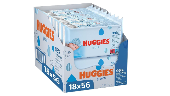 Toallitas Huggies Pure para bebé