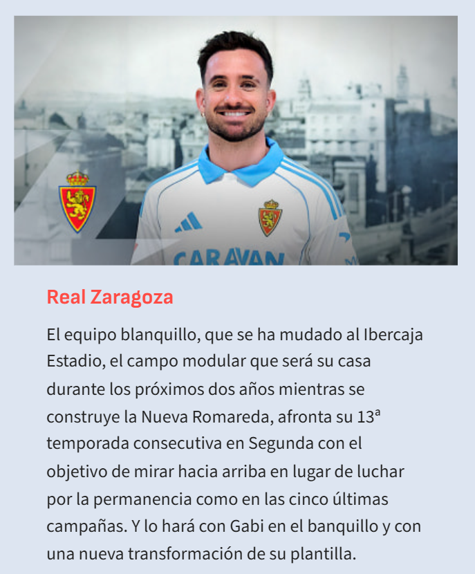 Y otro 'trocito' de la Guía Especial de AS de Segunda: Real Zargoza