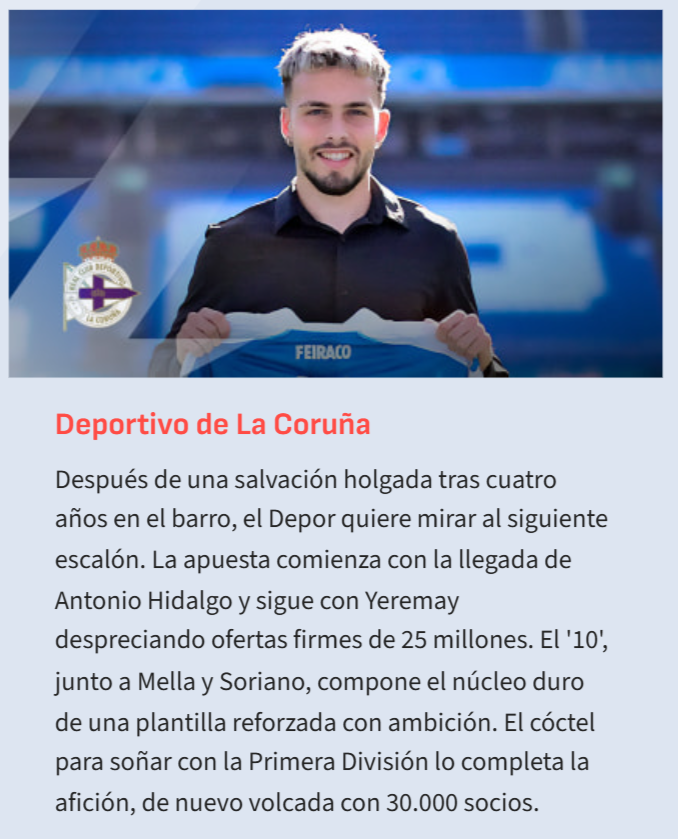 Un 'trocito' de la Guía especial de AS de Segunda: Depor